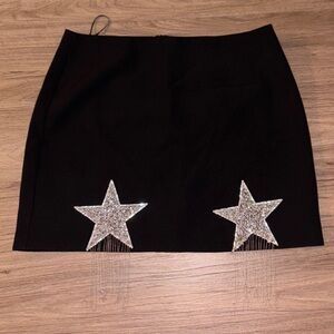 Nasty Gal Star Embellished Mini Skirt